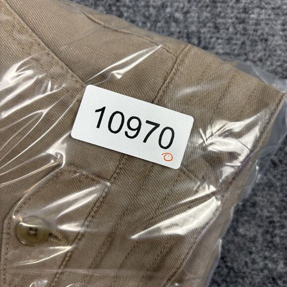 Level 99 Anthropologie Pants Womens Size 29 Brown Linen Blnd Flare Wide Leg - Picture 12 of 12